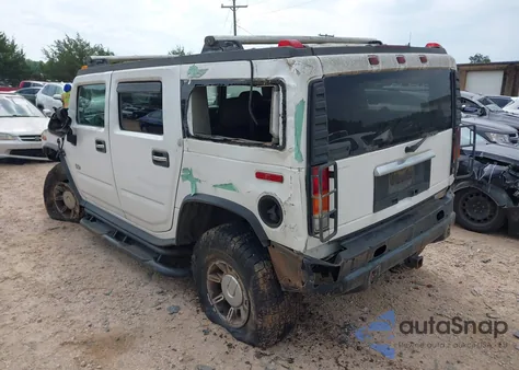 2003 Hummer H2 из США, поврежденный, VIN 5GRGN23UX3H127837